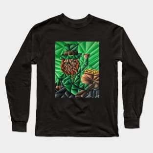 Leprechaun in Shapes Long Sleeve T-Shirt